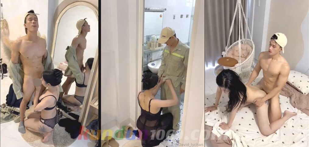 [OF] DAVID_LYCHAN x LADYBOY 水管工